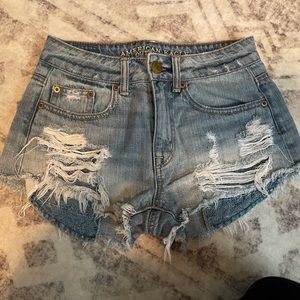 American eagle high rise festival shorts